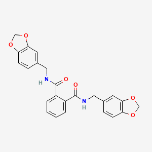 N,N'-bis(1,3-benzodioxol-5-ylmethyl)phthalamide