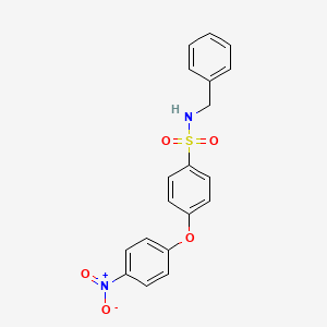 molecular formula C19H16N2O5S B3435935 N-benzyl-4-(4-nitrophenoxy)benzenesulfonamide 
