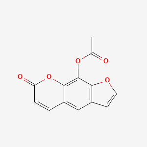 molecular formula C13H8O5 B3436003 7-oxo-7H-furo[3,2-g]chromen-9-yl acetate CAS No. 10386-19-3