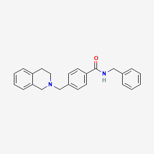 molecular formula C24H24N2O B3436052 N-benzyl-4-(3,4-dihydro-2(1H)-isoquinolinylmethyl)benzamide 