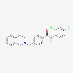 N-(2,4-dichlorophenyl)-4-(3,4-dihydro-2(1H)-isoquinolinylmethyl)benzamide