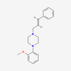 1-(2-methoxyphenyl)-4-(3-phenyl-2-propen-1-yl)piperazine