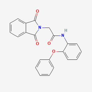 2-(1,3-dioxo-1,3-dihydro-2H-isoindol-2-yl)-N-(2-phenoxyphenyl)acetamide