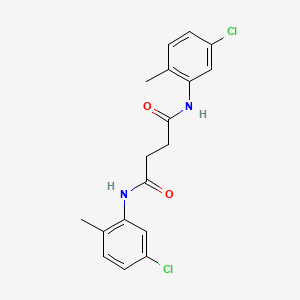 molecular formula C18H18Cl2N2O2 B3436372 N,N'-bis(5-chloro-2-methylphenyl)succinamide 