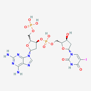 molecular formula C19H25IN8O13P2 B034364 Poly(2-aminodeoxyadenylate-5-iododeoxyuridylate) CAS No. 104576-78-5