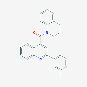 molecular formula C26H22N2O B3436414 4-(3,4-dihydro-1(2H)-quinolinylcarbonyl)-2-(3-methylphenyl)quinoline 