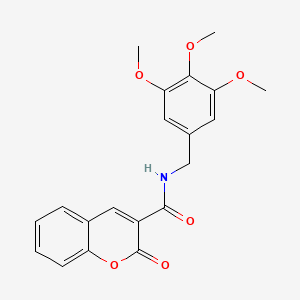 2-oxo-N-(3,4,5-trimethoxybenzyl)-2H-chromene-3-carboxamide