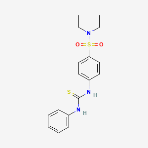 4-[(anilinocarbonothioyl)amino]-N,N-diethylbenzenesulfonamide