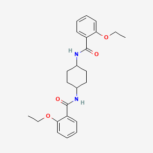 molecular formula C24H30N2O4 B3436616 N,N'-1,4-cyclohexanediylbis(2-ethoxybenzamide) 