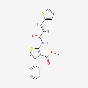 methyl 4-phenyl-2-{[3-(2-thienyl)acryloyl]amino}-3-thiophenecarboxylate