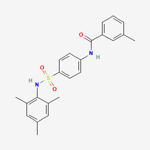 N-{4-[(mesitylamino)sulfonyl]phenyl}-3-methylbenzamide