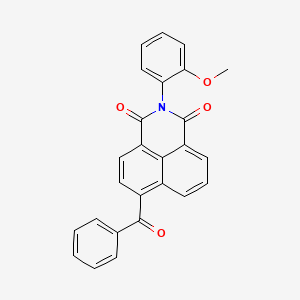 molecular formula C26H17NO4 B3436806 6-benzoyl-2-(2-methoxyphenyl)-1H-benzo[de]isoquinoline-1,3(2H)-dione 