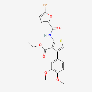 ethyl 2-[(5-bromo-2-furoyl)amino]-4-(3,4-dimethoxyphenyl)-3-thiophenecarboxylate