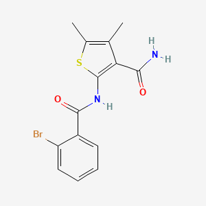 2-[(2-bromobenzoyl)amino]-4,5-dimethyl-3-thiophenecarboxamide