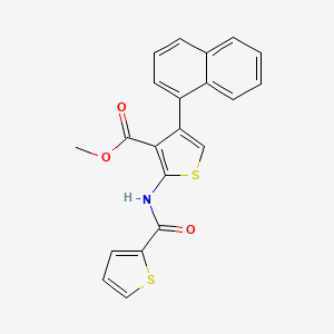 methyl 4-(1-naphthyl)-2-[(2-thienylcarbonyl)amino]-3-thiophenecarboxylate