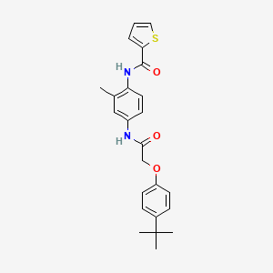 N-(4-{[(4-tert-butylphenoxy)acetyl]amino}-2-methylphenyl)-2-thiophenecarboxamide