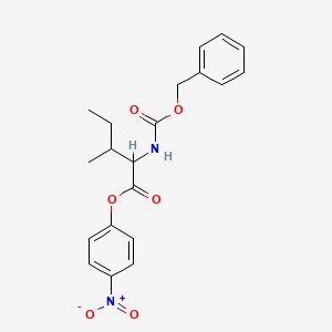 molecular formula C20H22N2O6 B3437705 4-nitrophenyl N-[(benzyloxy)carbonyl]isoleucinate 