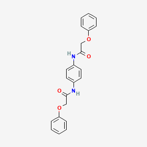 molecular formula C22H20N2O4 B3437713 N,N'-1,4-phenylenebis(2-phenoxyacetamide) CAS No. 5218-83-7