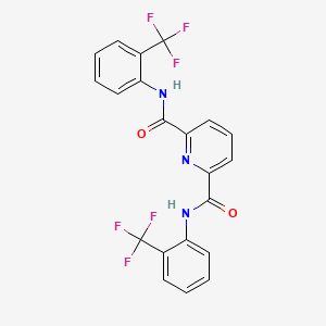 N,N'-bis[2-(trifluoromethyl)phenyl]-2,6-pyridinedicarboxamide