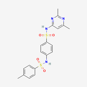 N-(4-{[(2,6-dimethyl-4-pyrimidinyl)amino]sulfonyl}phenyl)-4-methylbenzenesulfonamide