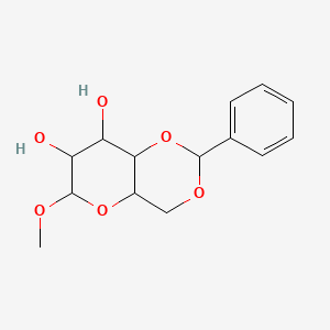 molecular formula C14H18O6 B3437816 methyl 4,6-O-benzylidenehexopyranoside CAS No. 5328-47-2