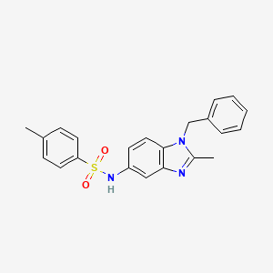 N-(1-benzyl-2-methyl-1H-benzimidazol-5-yl)-4-methylbenzenesulfonamide