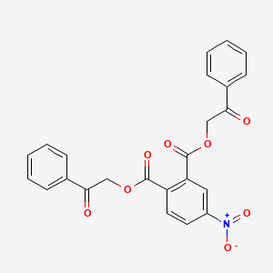 bis(2-oxo-2-phenylethyl) 4-nitrophthalate