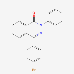 molecular formula C20H13BrN2O B3438000 4-(4-bromophenyl)-2-phenyl-1(2H)-phthalazinone 