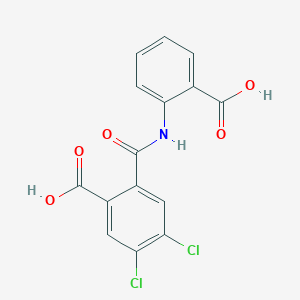 2-{[(2-carboxyphenyl)amino]carbonyl}-4,5-dichlorobenzoic acid