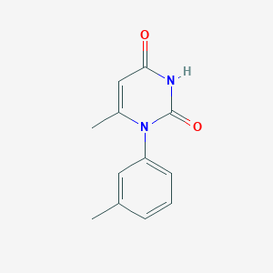 molecular formula C12H12N2O2 B3438062 6-methyl-1-(3-methylphenyl)-2,4(1H,3H)-pyrimidinedione 