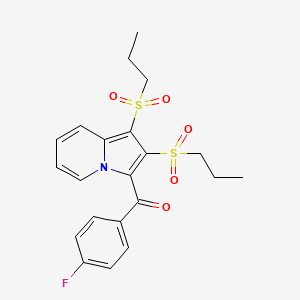 [1,2-bis(propylsulfonyl)-3-indolizinyl](4-fluorophenyl)methanone