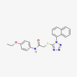 N-(4-ethoxyphenyl)-2-{[1-(1-naphthyl)-1H-tetrazol-5-yl]thio}acetamide