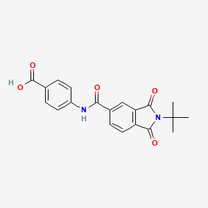 4-{[(2-tert-butyl-1,3-dioxo-2,3-dihydro-1H-isoindol-5-yl)carbonyl]amino}benzoic acid