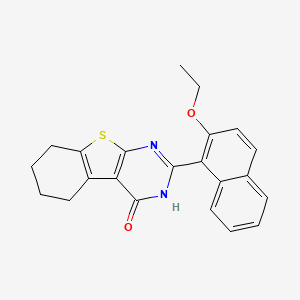 2-(2-ethoxy-1-naphthyl)-5,6,7,8-tetrahydro[1]benzothieno[2,3-d]pyrimidin-4(3H)-one
