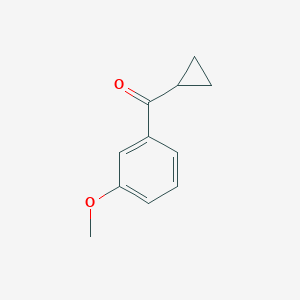 molecular formula C11H12O2 B034386 Cyclopropyl(3-methoxyphenyl)methanone CAS No. 104271-41-2