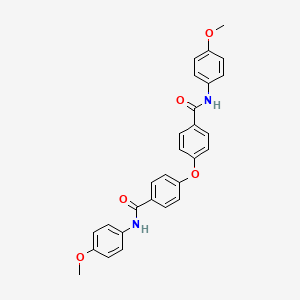 molecular formula C28H24N2O5 B3438626 4,4'-oxybis[N-(4-methoxyphenyl)benzamide] 