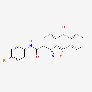 N-(4-bromophenyl)-6-oxo-6H-anthra[1,9-cd]isoxazole-3-carboxamide