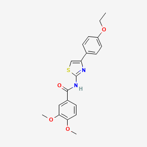 N-[4-(4-ethoxyphenyl)-1,3-thiazol-2-yl]-3,4-dimethoxybenzamide