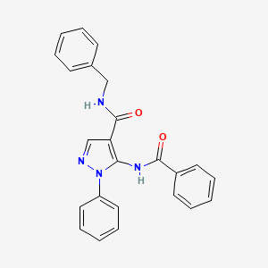 5-(benzoylamino)-N-benzyl-1-phenyl-1H-pyrazole-4-carboxamide