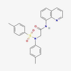 N~2~-(4-methylphenyl)-N~2~-[(4-methylphenyl)sulfonyl]-N~1~-8-quinolinylglycinamide