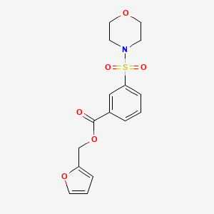 2-furylmethyl 3-(4-morpholinylsulfonyl)benzoate
