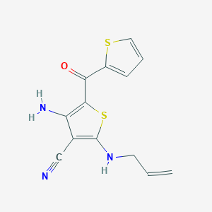 2-Allylamino-4-amino-5-(thiophene-2-carbonyl)-thiophene-3-carbonitrile