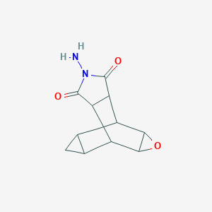 4-Amino-9-oxa-4-azapentacyclo[5.3.3.0~2,6~.0~8,10~.0~11,13~]tridecane-3,5-dione
