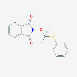 molecular formula C16H13NO3S B343944 2-[1-(phenylsulfanyl)ethoxy]-1H-isoindole-1,3(2H)-dione 