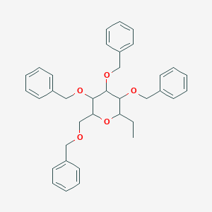3,4,5-tris(benzyloxy)-2-[(benzyloxy)methyl]-6-ethyltetrahydro-2H-pyran