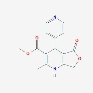 molecular formula C15H14N2O4 B343956 methyl 2-methyl-5-oxo-4-pyridin-4-yl-4,7-dihydro-1H-furo[3,4-b]pyridine-3-carboxylate 