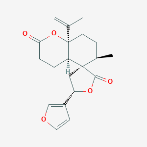 molecular formula C20H24O5 B034397 Secochiliolide lactone CAS No. 102904-57-4