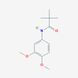 N-(3,4-dimethoxyphenyl)-2,2-dimethylpropanamide