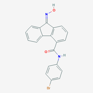 N-(4-bromophenyl)-9-(hydroxyimino)-9H-fluorene-4-carboxamide