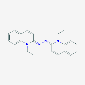 1-ethyl-2(1H)-quinolinone (1-ethyl-2(1H)-quinolinylidene)hydrazone